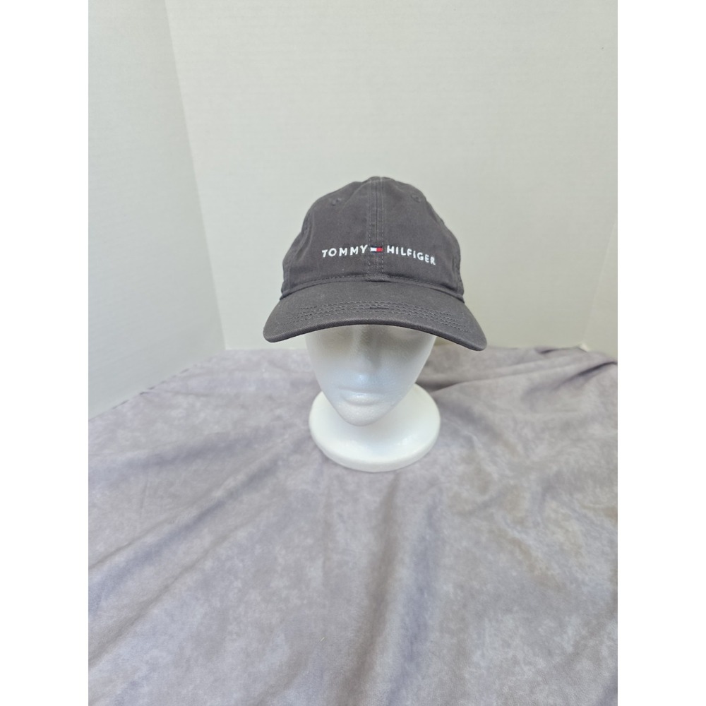 Tommy Hilfiger Strapback Baseball Cap Hat Gray One Size